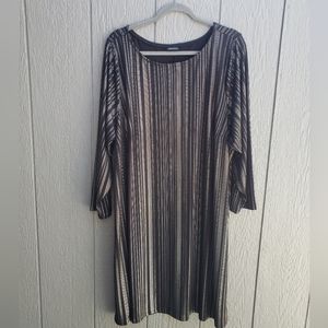Torrid Silver and Black Dress